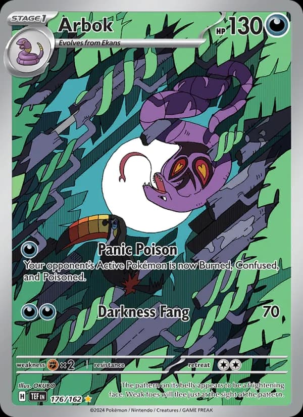 Arbok — Temporal Forces, Illustration rare