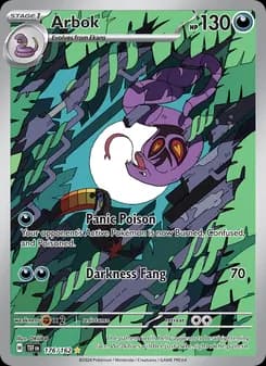 Arbok — Temporal Forces — Illustration rare