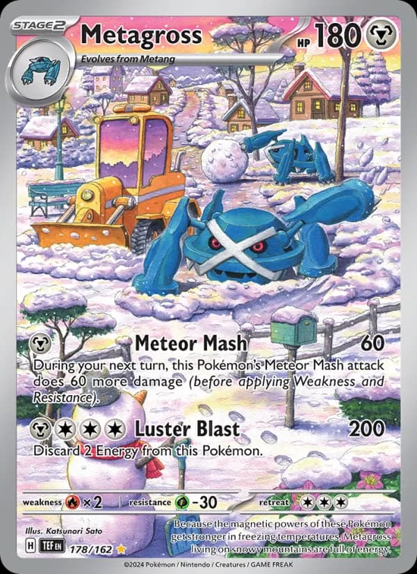 Metagross — Temporal Forces, Illustration rare