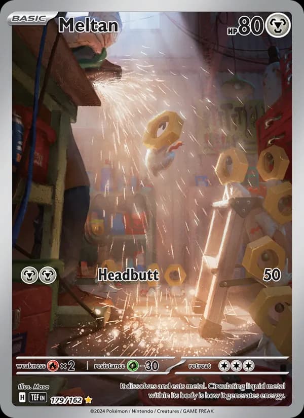 Meltan — Temporal Forces, Illustration rare