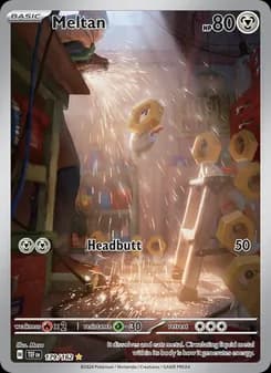 Meltan — Temporal Forces — Illustration rare