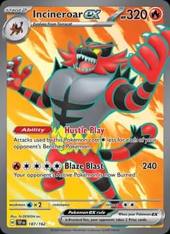 Incineroar ex — Temporal Forces — Ultra Rare