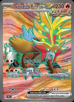 Gouging Fire ex — Temporal Forces — Ultra Rare