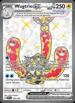 Wugtrio ex — Temporal Forces — Ultra Rare