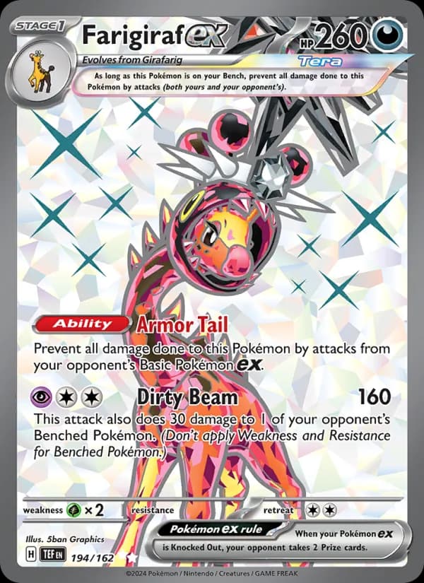 Farigiraf ex — Temporal Forces, Ultra Rare