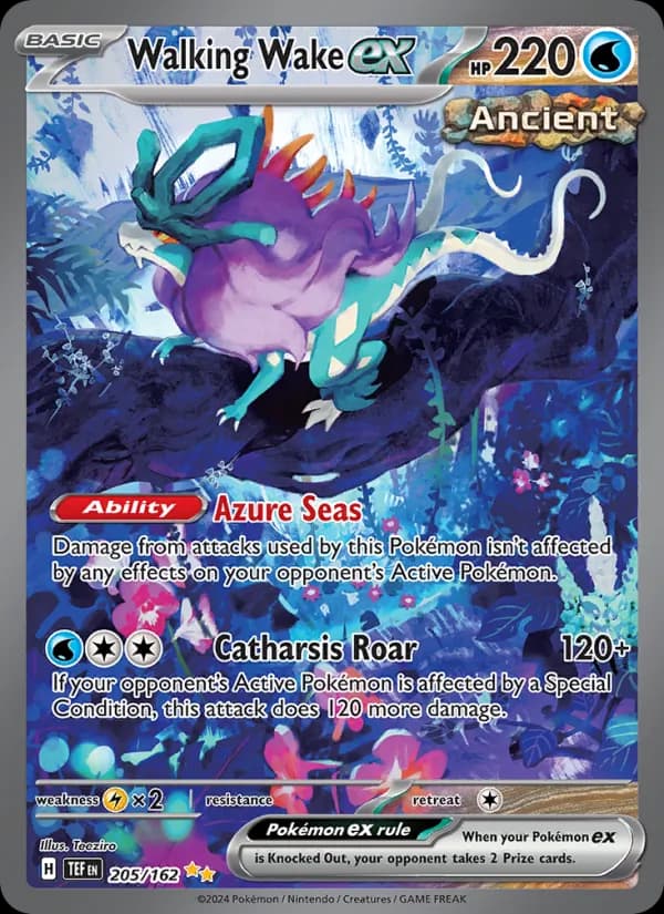 Walking Wake ex — Temporal Forces, Special illustration rare