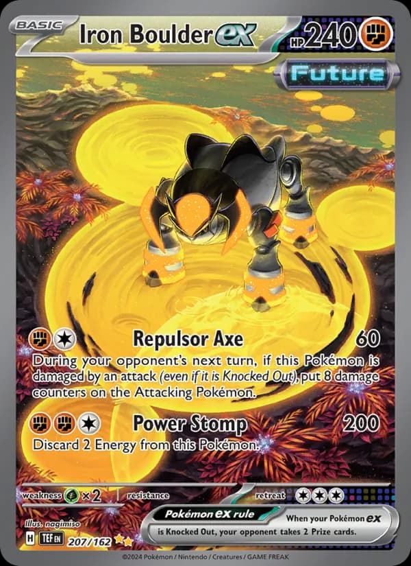 Iron Boulder ex — Temporal Forces, Special illustration rare