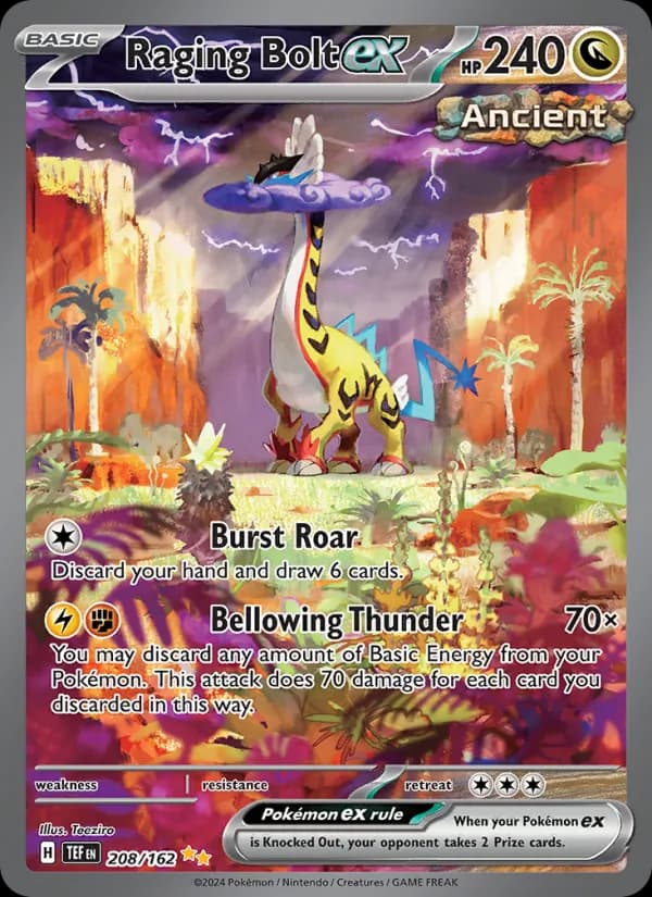 Raging Bolt ex — Temporal Forces, Special illustration rare