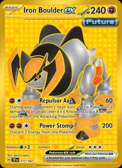 Iron Boulder ex — Temporal Forces — Hyper rare