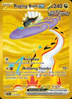 Raging Bolt ex — Temporal Forces — Hyper rare