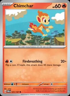 Chimchar — Twilight Masquerade — Common