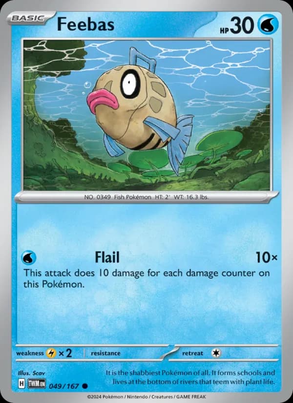 Feebas — Twilight Masquerade, Common