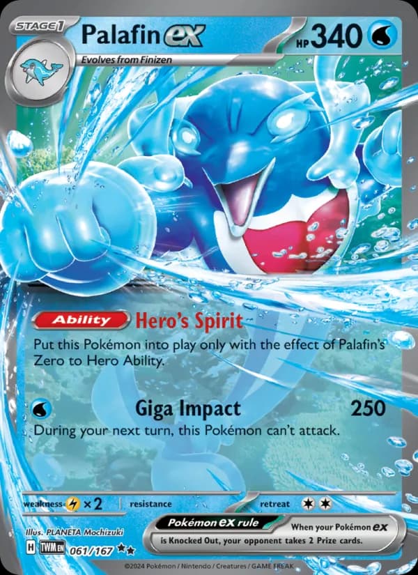 Palafin ex — Twilight Masquerade, Double rare