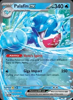 Palafin ex — Twilight Masquerade — Double rare