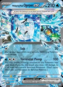 Wellspring Mask Ogerpon ex — Twilight Masquerade — Double rare