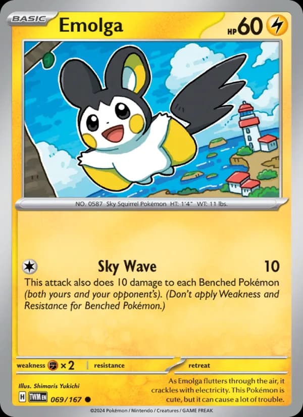 Emolga — Twilight Masquerade, Common
