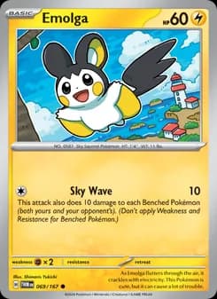 Emolga — Twilight Masquerade — Common