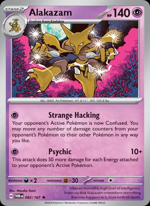 Alakazam — Twilight Masquerade, Rare