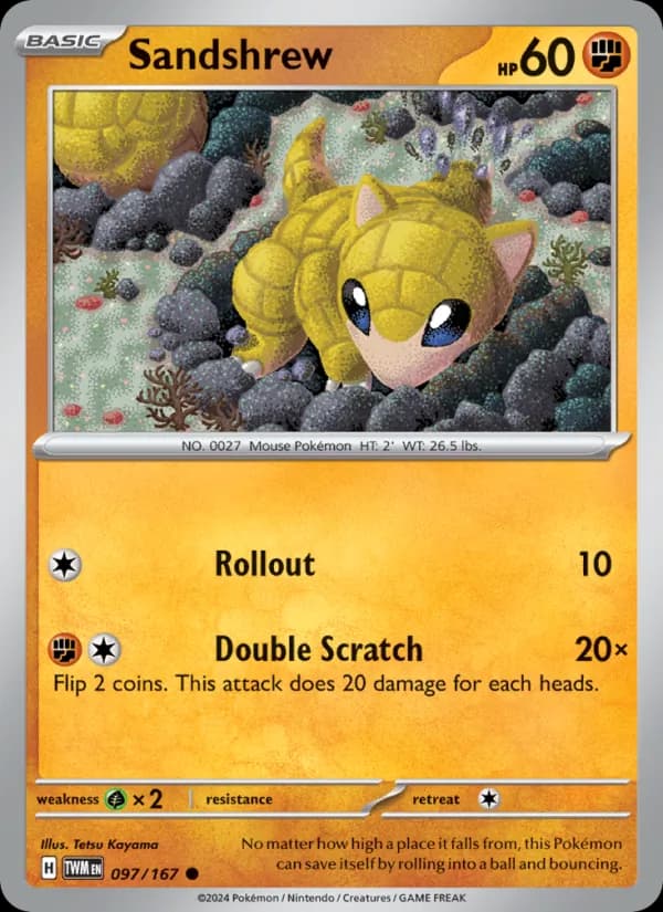 Sandshrew — Twilight Masquerade, Common