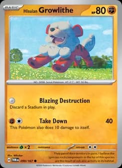 Hisuian Growlithe — Twilight Masquerade — Common