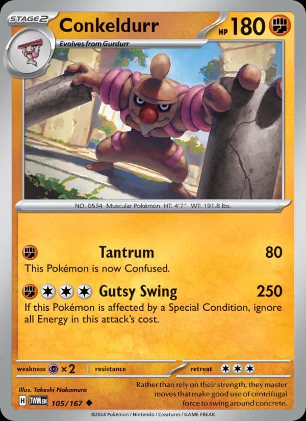 Conkeldurr — Twilight Masquerade, Uncommon
