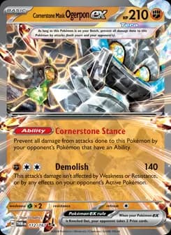 Cornerstone Mask Ogerpon ex — Twilight Masquerade — Double rare