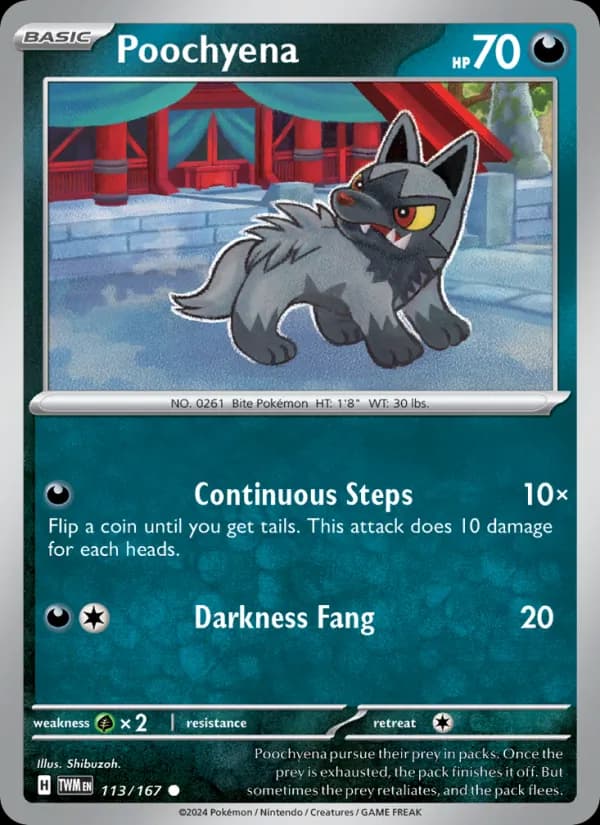Poochyena — Twilight Masquerade, Common