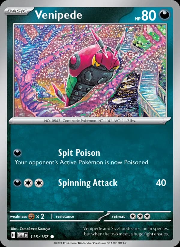 Venipede — Twilight Masquerade, Common