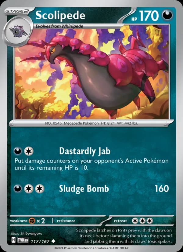 Scolipede — Twilight Masquerade, Uncommon