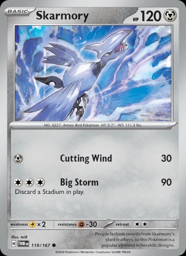 Skarmory — Twilight Masquerade, Common
