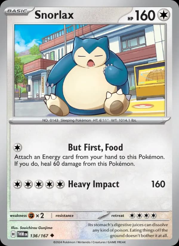 Snorlax — Twilight Masquerade, Uncommon