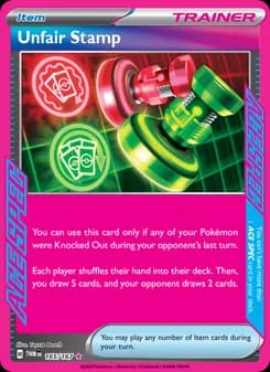 Unfair Stamp — Twilight Masquerade — ACE SPEC Rare