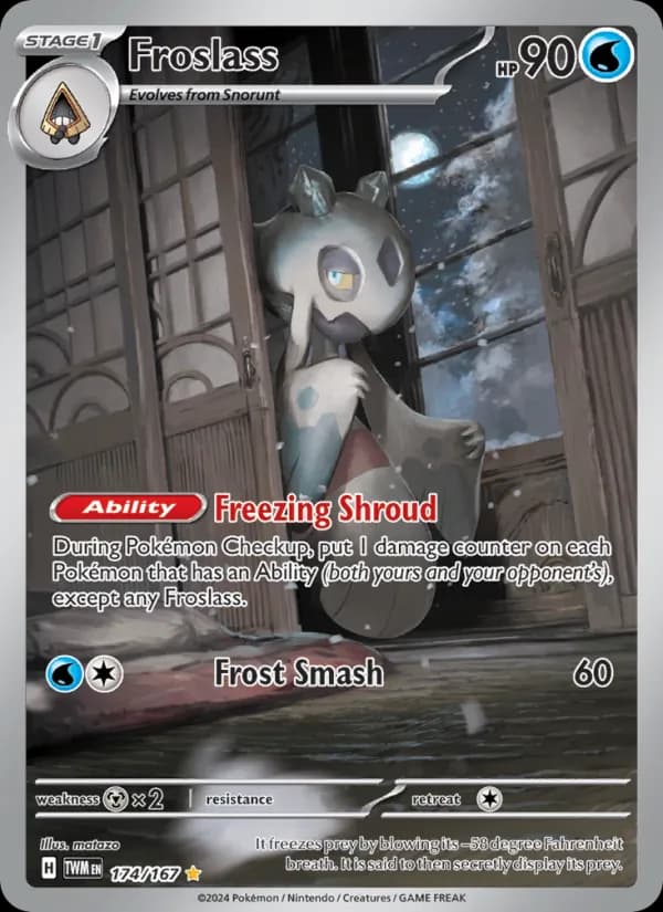Froslass — Twilight Masquerade, Illustration rare