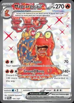 Magcargo ex — Twilight Masquerade — Ultra Rare