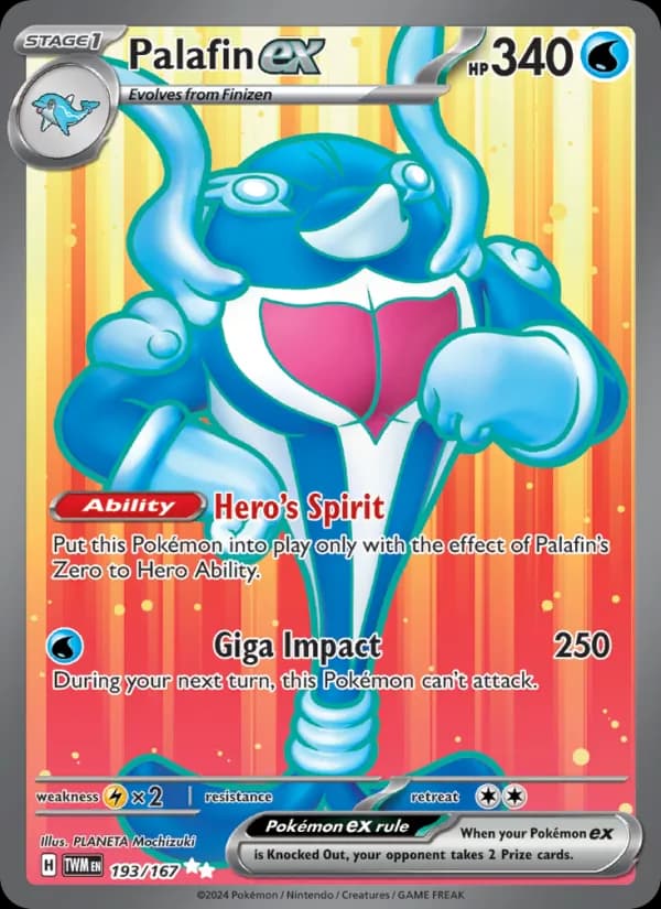 Palafin ex — Twilight Masquerade, Ultra Rare