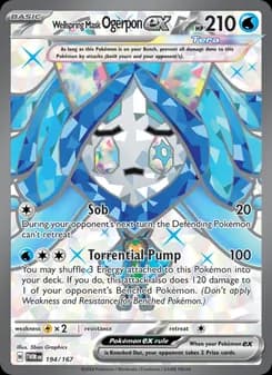 Wellspring Mask Ogerpon ex — Twilight Masquerade — Ultra Rare