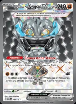 Cornerstone Mask Ogerpon ex — Twilight Masquerade — Ultra Rare