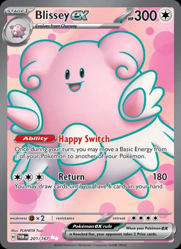 Blissey ex — Twilight Masquerade, Ultra Rare