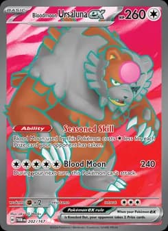 Bloodmoon Ursaluna ex — Twilight Masquerade — Ultra Rare