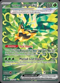 Teal Mask Ogerpon ex — Twilight Masquerade — Special illustration rare