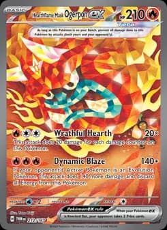 Hearthflame Mask Ogerpon ex — Twilight Masquerade — Special illustration rare