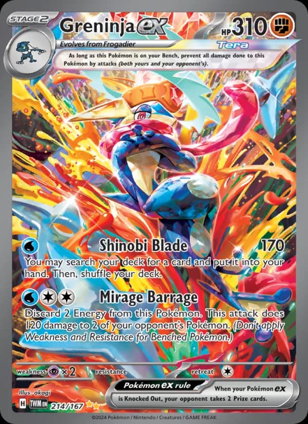 Greninja ex — Twilight Masquerade, Special illustration rare