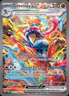 Greninja ex — Twilight Masquerade — Special illustration rare