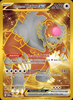 Bloodmoon Ursaluna ex — Twilight Masquerade — Hyper rare