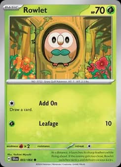 Rowlet — Shrouded Fable — Common