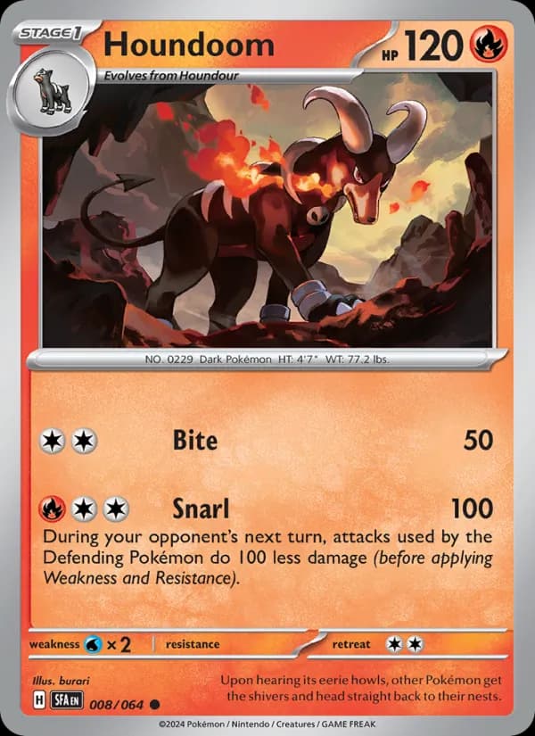 Houndoom — Shrouded Fable, Common