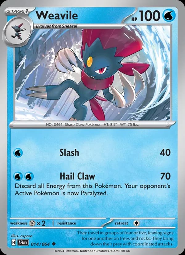 Weavile — Shrouded Fable, Uncommon