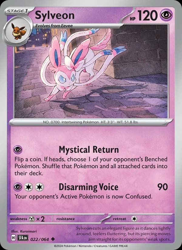 Sylveon — Shrouded Fable, Uncommon