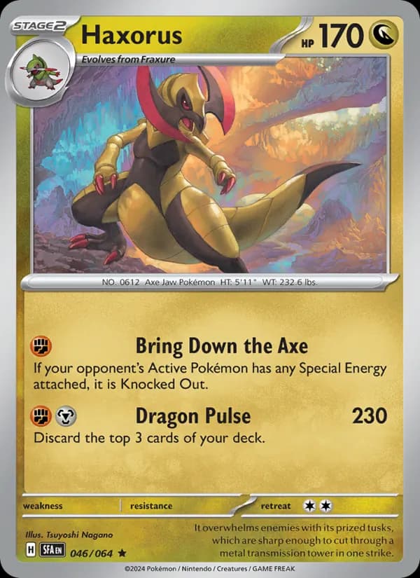 Haxorus — Shrouded Fable, Rare