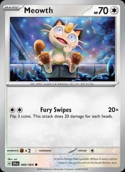 Meowth — Shrouded Fable — Common